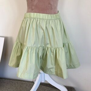 NWT Abercrombie Poplin Volume skirt, Sz M